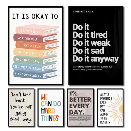 Inspirational Quote Wall Art